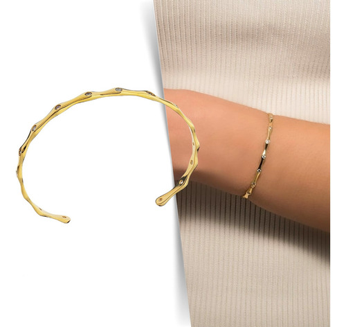 Imagem 1 de 5 de Bracelete Ceci - Dourado