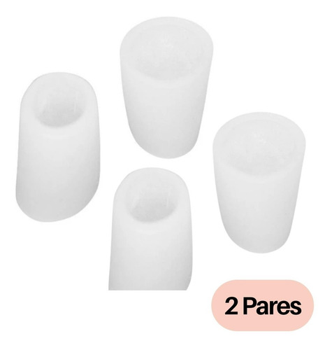 Imagem 5 de 10 de 2 Pares Protetor Separador Dedo Pé Silicone Anti Calos Bolh