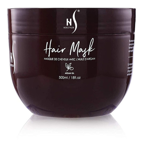 Herstyler Aceite Argan Mascarilla Mascara Para Cabello 500ml