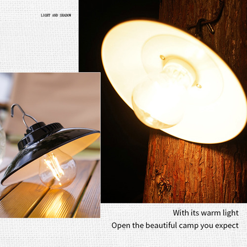 Lámpara Tienda De Campaña Recargable Led Portátil Tipo-c Ipx