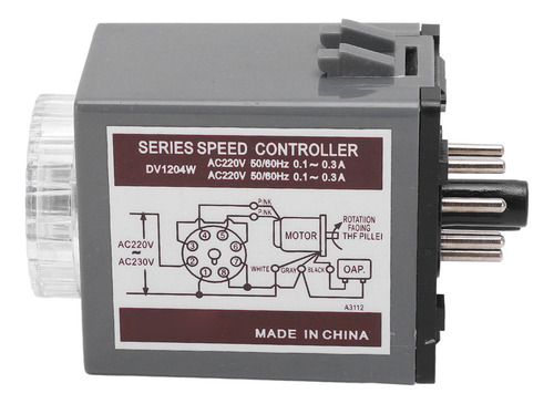 Controlador De Velocidad De Motor Dv1204w Ac Ac Regulador Pa