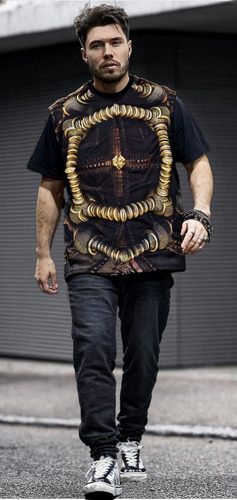 Playera Creativo 009 Hombre Estampado Casual