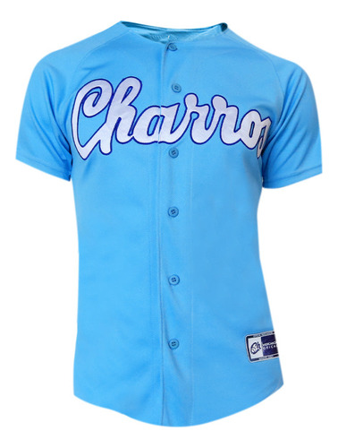 Jersey Charros Jalisco Lmb 25 Alternativo Baby Blue