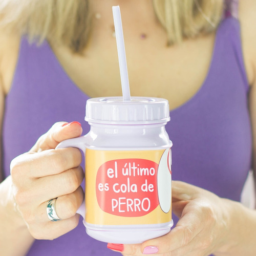 Imagen 4 de 4 de Jarro Taza Vaso Infantil Térmico Sorbete Escolar Niños