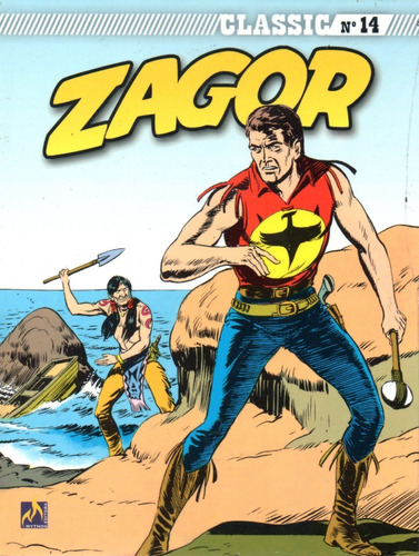 Zagor Classic Nº 14 - Editora Mythos - Formato 16 X 21 - Capa Mole - Bonellihq Cx368 Mar24