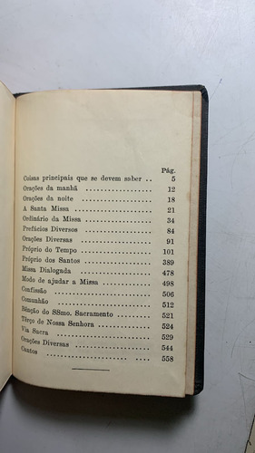 Meu Livro De Missa Manual De Piedade Para Uso De Estudantes (Usado)