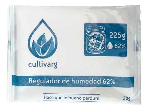 Regulador Humedad 30g 62% Cultivarg - Gori Grow