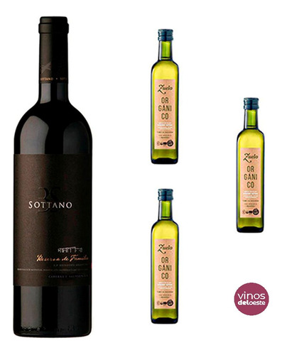 Combo Sottano Rf Malbec-3 Bot X 500ml Aceite Zuelo Organico