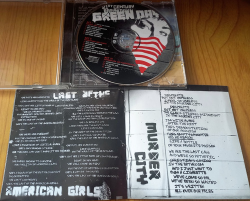 Green Day - 21st Century Breakdown Cd 1era Ed. Rock Punk (Usado)