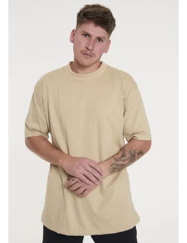 Kit 5 Camisetas Oversized Masculina 100% Algodão Gola Grossa