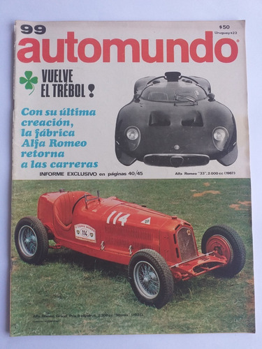 Revista Automundo Nro. 99 - Marzo 1967 *