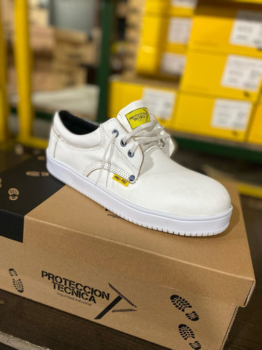 Calzado Zapato Zapatilla Nova Blanca Febo Protec