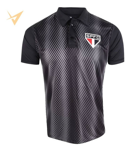 Camisa São Paulo Polo Davenport Spfc - Preto