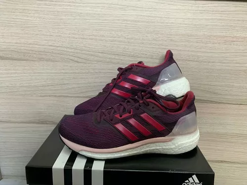 tenis adidas para mujer color vino