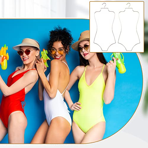 Conjunto De 10 Perchas Para Bikini En Forma De Cuerpo Quncla