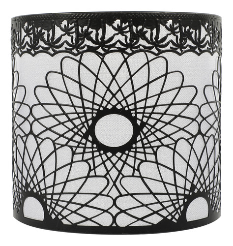 Candelabro De Pared Negro Con Pantalla Tipo Candelabro Negra