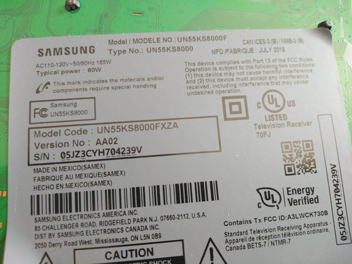 Imagen 6 de 6 de Leds Un55ks8000