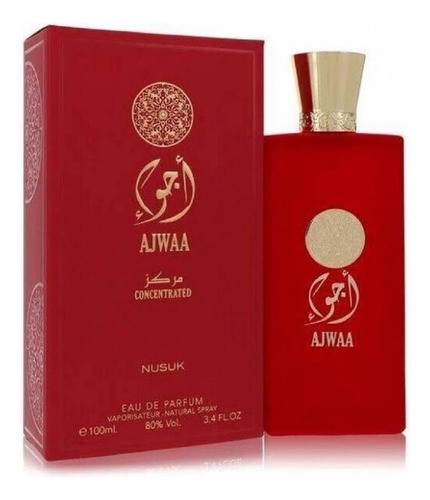 Perfume Ajwaa Concentred Nusuk para mujer, 100 ml