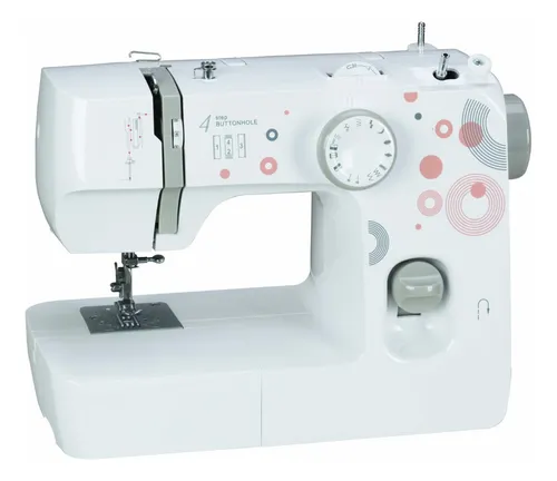 Máquina de coser recta Telefunken portable color blanco