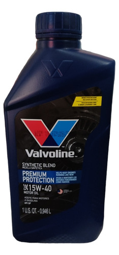 Aceite 15w40 Semi Sintético Valvoline Premium Protection