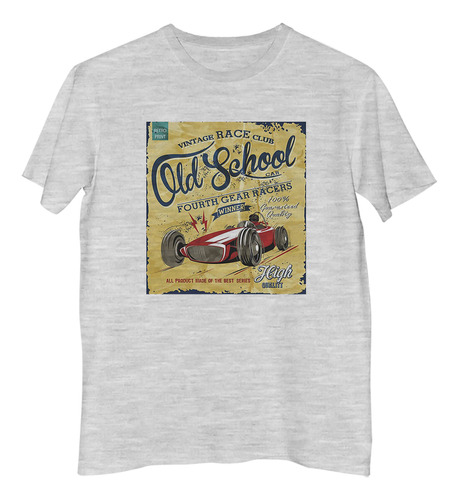 Remera Niño Vehiculos Old School Retro Vintage Race