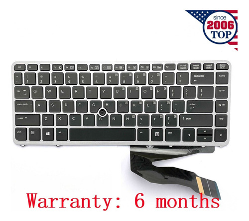 New Us Backlit Keyboard For Hp Elitebook 840 G1 G2 850 G Aab