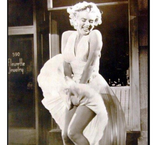 Vestido Marilyn Monroe Modal Talles Xs Al 8xl Jean