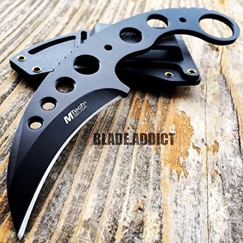 Cuchillo De Hoja Fija Tipo Garra Kerambit, De Combate, Tácti