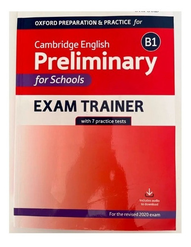 Oup Cambridge English B1 Preliminary For School Exam Trainer