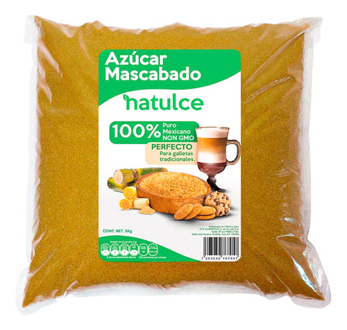 Azúcar Mascabado Natulce Con Miel De Caña 100% Natural 5 Kg