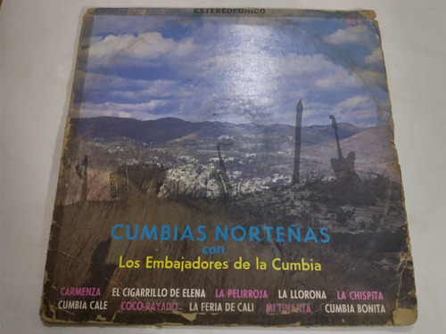 Los Embajadores De La Cumbia   Cumbias Norteñas Lp Vinilo.
