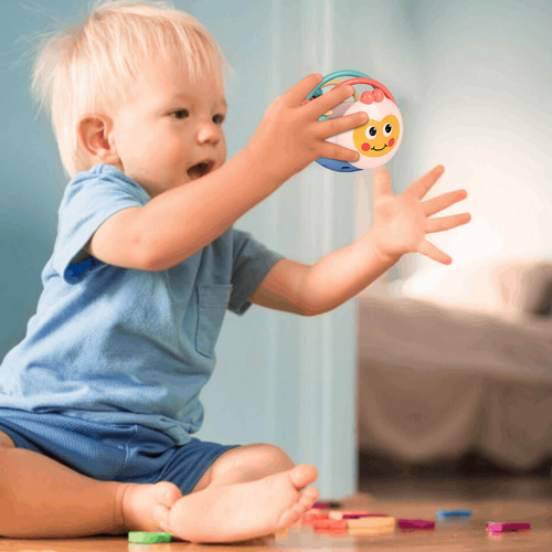 Pelota De Cascabeles Z Soft Para Bebés Con Forma De Mano De