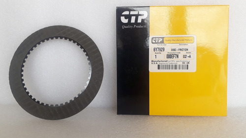 Imagen 3 de 3 de Disco Friction Caterpillar Cat 6y7929 6y-7929 7g5637 9g8542