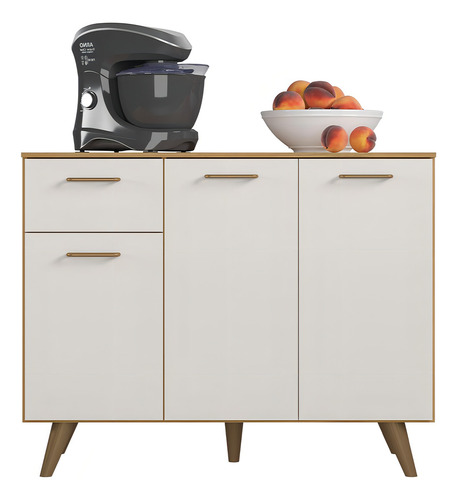 Balcãopoliman Cozinha Mdp De 12 Mm - Freijo Uv/off Acetinado