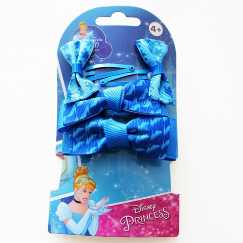 Set De Moños Y Clips, La Cenicienta, Disney Princess