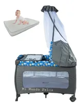 Comprar Cuna Y Corral Mecedora Para Bebe Ebaby Niña Niño Nuevos 