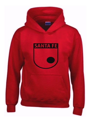 Buzo Santa Fe Futbol Capota Hoodies Buso Saco Bv66