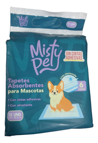 Tapete Para Mascota Misty Pets 12und