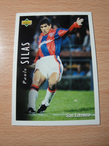 Figuritas Futbol 1995 Trading Card San Lorenzo Silas 76