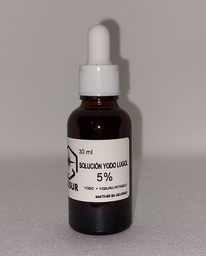 Solución De Yodo Lugol 5% 30ml Pack (2 Unid)