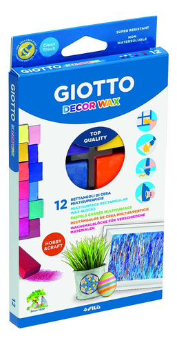 Decor Wax Giotto 12 Colores