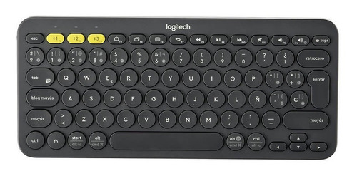 Teclado bluetooth Logitech K380 QWERTY español color grafito