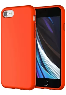 Funda Protectora Jetech Para iPhone SE/8/7 4.7 (rojo)