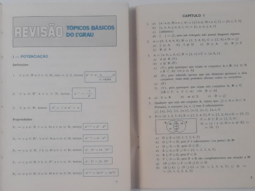 Matemática 2º Grau 1975 C/ Manual Do Professor / Tizziotti (Usado)