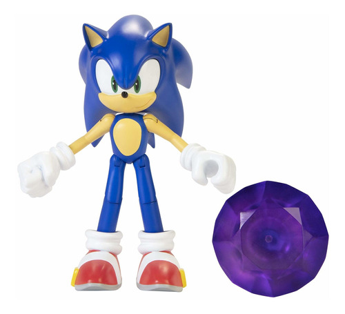 Sonic The Hedgehog, Muñeco De Acción De 4 Pulgadas Con Acces
