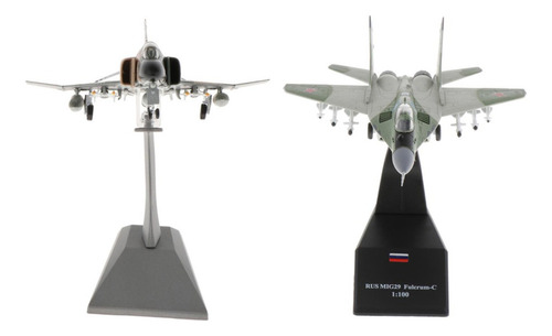 Zz 2x 1:100 Escala Mig-29 Avión Ruso F-4 Fighter Fundido A