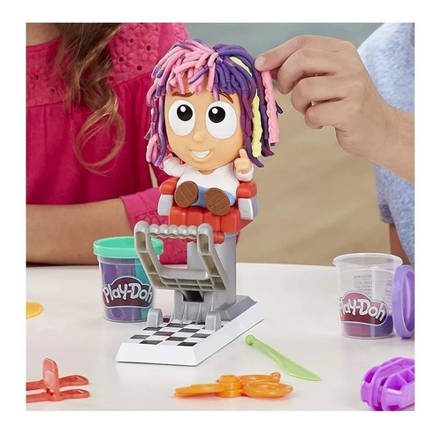 Imagen 2 de 9 de Play-doh Juego De Masas Peluqueria Cortes Estilista F1260