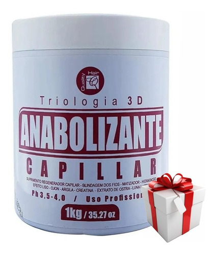 Triologia 3d Quality Hair Blond Anabolizante Capilar Quality