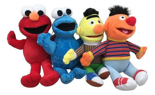 Barrio Sésamo 4 Peluches Muñecas Feas