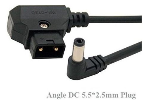 Eonvic De Angulo Recto Dc A D-tap Dslr Rig Power V-mount Ant